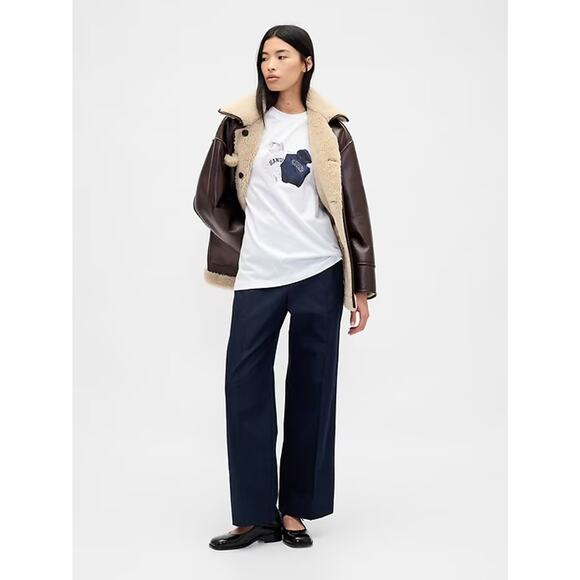 XXS UNISEX Gap × Sandy Liang Organic Cotton Graphic T-Shirt NWT White Tee - Picture 3 of 6